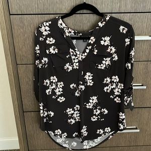3/4 Sleeve floral top